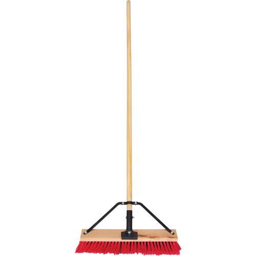 Balai-brosse &agrave; manche renforc&eacute;, 18", Moyen, Soies PVC Kelford