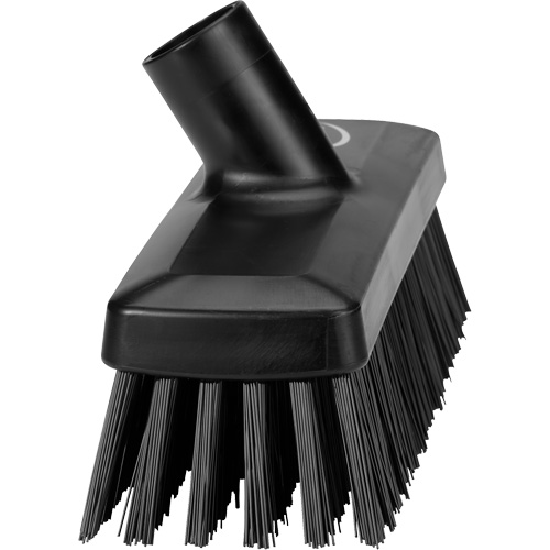 Balai compact pour murs et terrasses, Crins Ferme, 8-9/10", Polyester/Polypropyl&egrave;ne, Noir Kelford