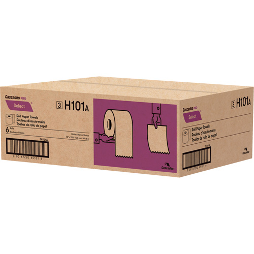 PRO Select Roll Paper Towel, 1 Ply, Standard, 1000' L Kelford