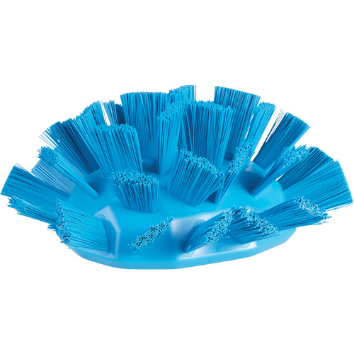 Brosse UST pour cuves, Soies Ferme, Longueur de 7-1/2", Bleu Kelford