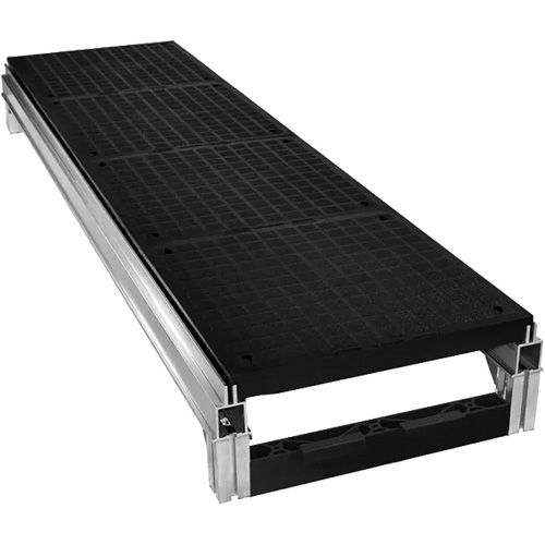 FOUNDATION Smooth Modular Aluminum Work Platform Kit, 36" W x 72" D, 400 lbs. Capacity, All-Welded Kelford