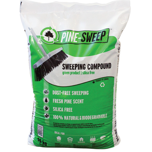 Compos&eacute; de balayage biod&eacute;gradable Pine Sweep, Sac, 44 lb (20 kg) Kelford