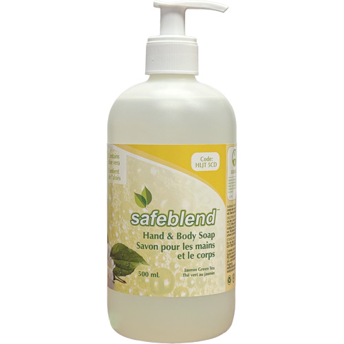Savon pour les mains et le corps au th&eacute; vert et jasmin, Liquide, 500 ml, Parfum&eacute; Kelford