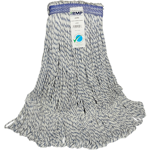 Candy-Striped Mop Head, Floor Finishing, Synthetic, Loop Style Kelford