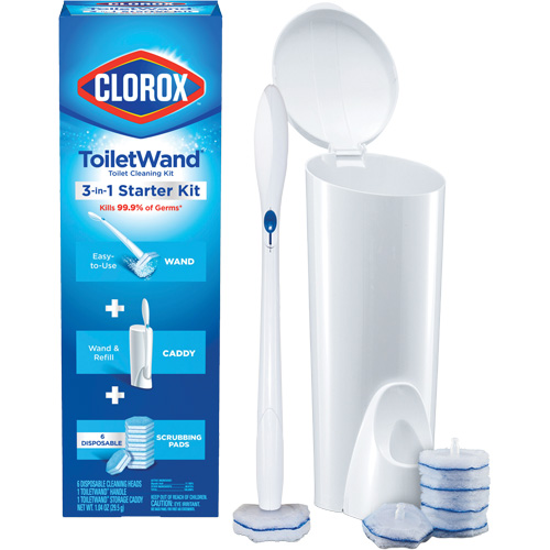 Disinfecting ToiletWand Disposable Cleaner 3-in-1 Starter Kit Kelford