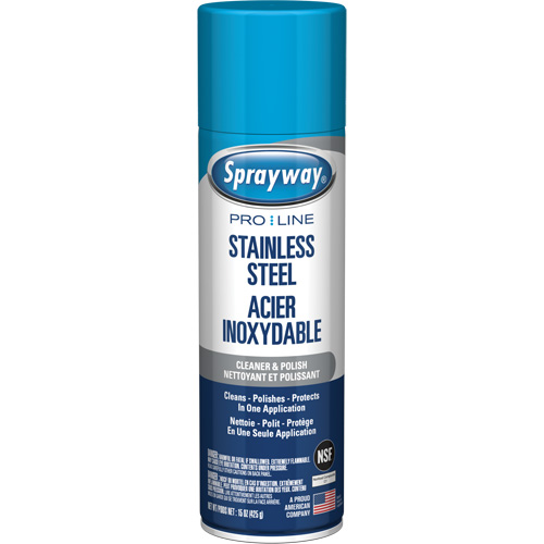 Pro Line Stainless Steel Cleaner & Polish, 15 oz., Aerosol Can Kelford