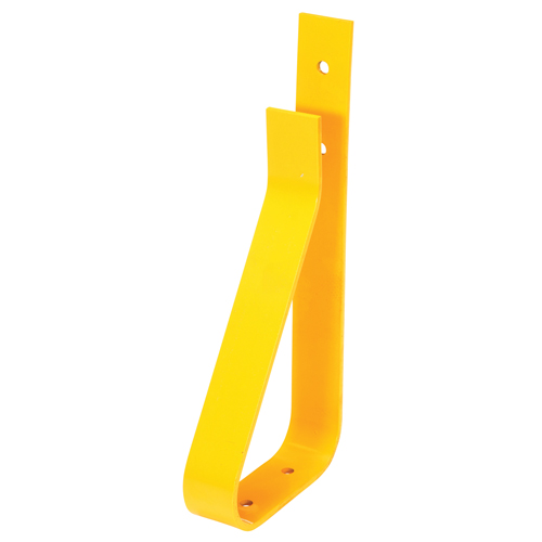 Rail Post, Steel, 10-3/4" L x 24" H, Yellow Kelford
