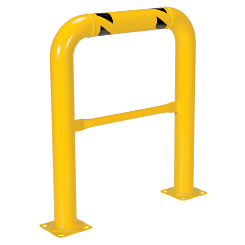 High Profile Machinery Guards, 3' W x 3.5' H, Yellow Kelford