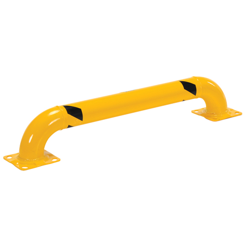 Low Profile Rack Guards, 4' W x 0.75' H, Yellow Kelford