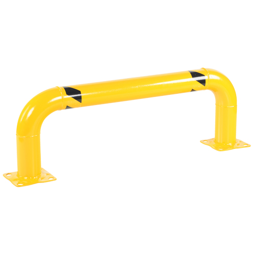 Low Profile Rack Guards, 4' W x 1.4' H, Yellow Kelford