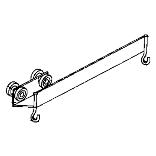 Curtain Partition Overlap By-Pass Roller Kelford