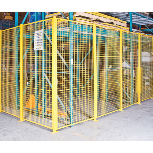 Wire Mesh Partition Components - Universal Posts, 10-1/4' H Kelford