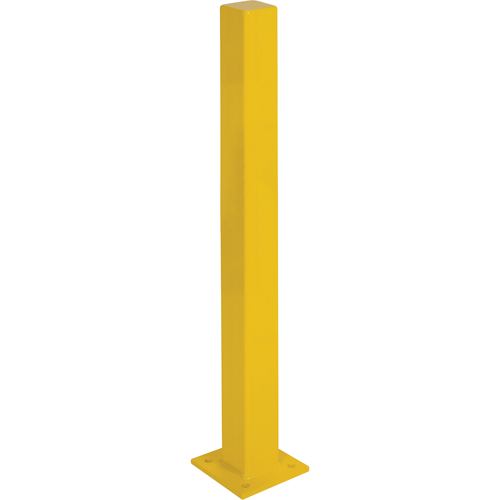 Heavy-Duty Bollards, Steel, 48" H x 4" W, Yellow Kelford