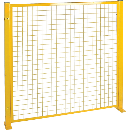 Protecteurs de p&eacute;rim&egrave;tre, 4,125' h x 2" la, Jaune Kelford