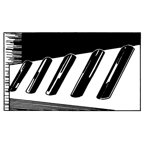 D&eacute;fenses de quai en caoutchouc refoul&eacute;, Caoutchouc, 4-1/2" la x 12" lo x 3-3/4" p Kelford