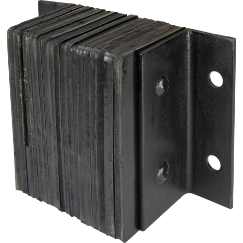 Laminated Dock Bumpers, Horizontal, Rubber, 12" W x 6" D x 10" H Kelford