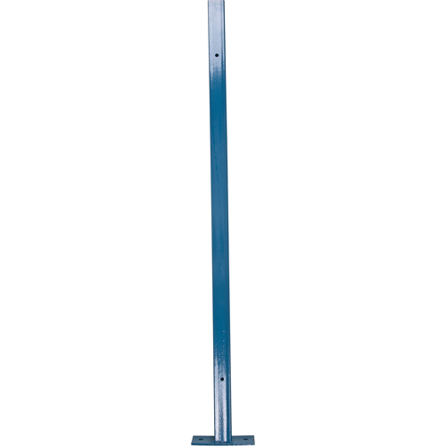 Poteau universel, 4,125' h x 2" la, Bleu Kelford