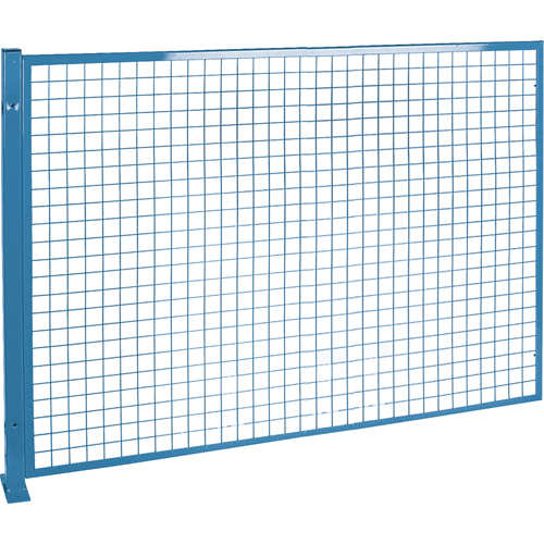 Perimeter Guards - Mesh Style, 4' H x 8' W, Blue Kelford