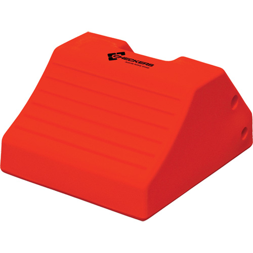 Heavy-Duty Wheel Chocks, Polyurethane, Safety Yellow, 15-1/2" W x 17-7/10" D x 10" H Kelford