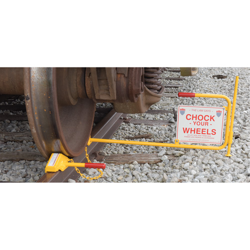 Single Rail Chock With Flag Rail Combo Kelford