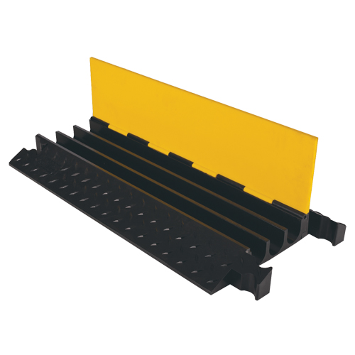 Yellow Jacket&reg; Heavy Duty Cable Protector, 3 Channels, 36" L x 18.5" W x 2.875" H Kelford