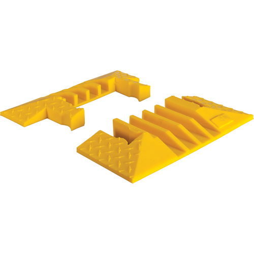 Yellow Jacket&reg; 4-Channel Heavy Duty Cable Protector - End Caps Kelford