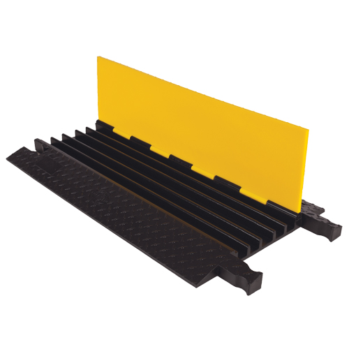 Yellow Jacket&reg; Heavy Duty Cable Protector, 5 Channels, 36" L x 19.75" W x 1.875" H Kelford