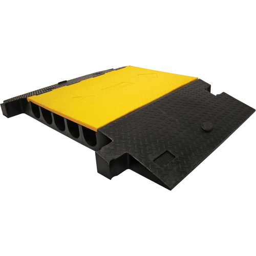 Yellow Jacket&reg; Heavy Duty Cable Protector, 5 Channels, 35.75" L x 57.25" W x 5.125" H Kelford