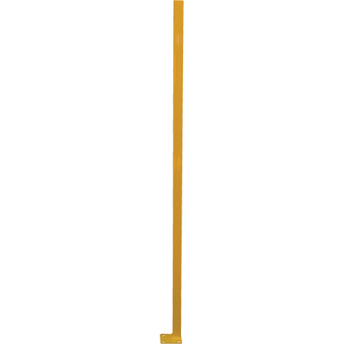 Poteau de protection de coin p&eacute;rim&eacute;trique ajustable, 4" la x 72" h, Jaune Kelford