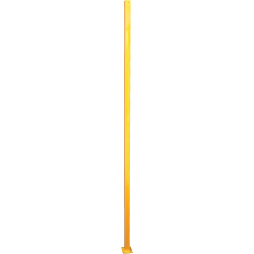 Poteau de protection p&eacute;rim&eacute;trique ajustable, 4" la x 96" h, Jaune Kelford