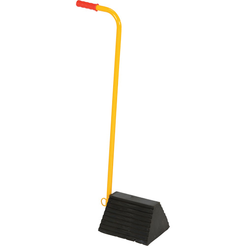 Ergo Handle Wheel Chock, 9-1/4" x 8" x 6", Black Kelford