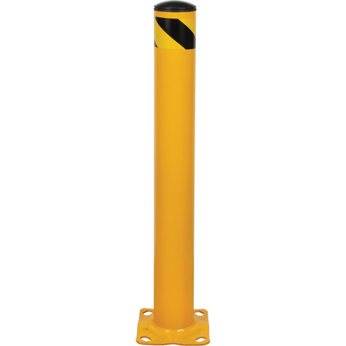Butoir, Acier, 36" h x 4-1/2" la, Jaune Kelford