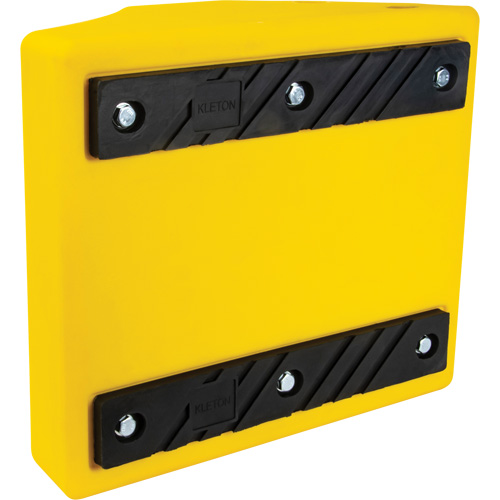 Heavy-Duty Wheel Chocks, Urethane, Yellow, 15-1/2" W x 17-7/10" D x 10" H Kelford