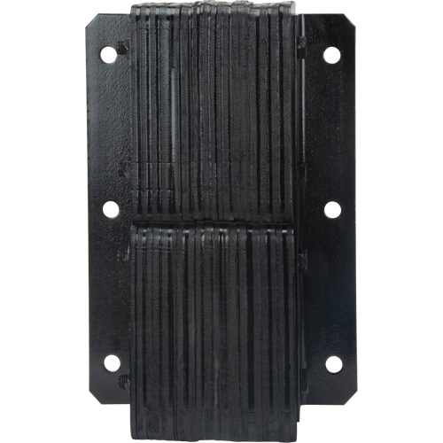 Laminated Dock Bumpers, Vertical, Rubber, 11" W x 4" D x 20" H Kelford