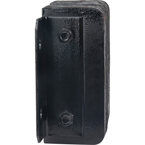 Laminated Dock Bumpers, Horizontal, Rubber, 12" W x 4" D x 10" H Kelford