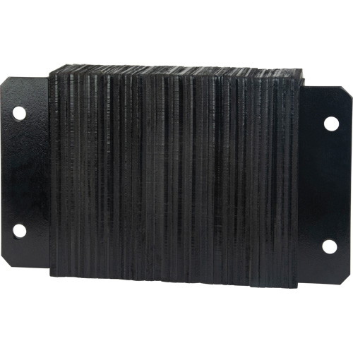 Laminated Dock Bumpers, Horizontal, Rubber, 18" W x 4" D x 12" H Kelford