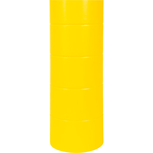 Polyethylene Bollard Cover, 6-5/8" Dia. x 60" L, Red/Yellow Kelford