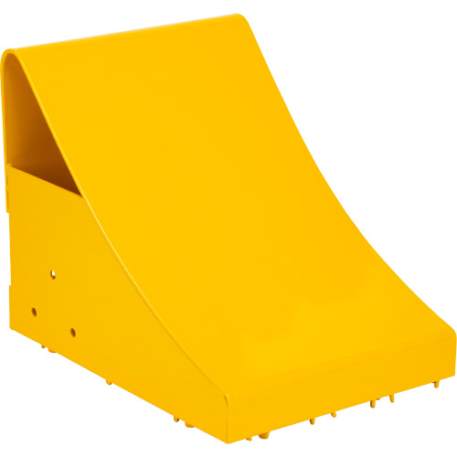 Cales-roue pour la glace, Acier, Jaune, 8-1/16" la x 10-5/8" p x 8-13/16" h Kelford