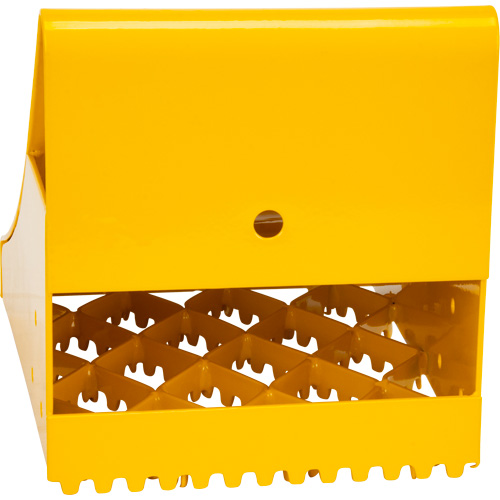 Cales-roue pour la glace, Acier, Jaune, 8-1/16" la x 10-5/8" p x 8-13/16" h Kelford