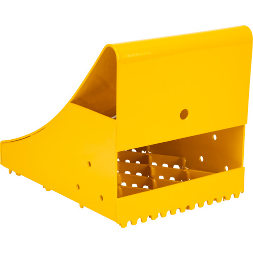 Cales-roue pour la glace, Acier, Jaune, 8-1/16" la x 10-5/8" p x 8-13/16" h Kelford