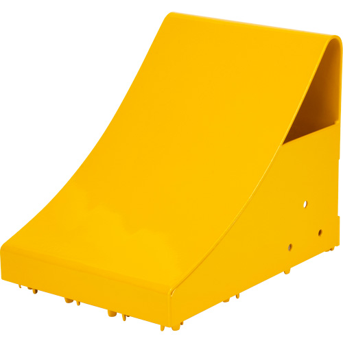 Cales-roue pour la glace, Acier, Jaune, 8-1/16" la x 10-5/8" p x 8-13/16" h Kelford