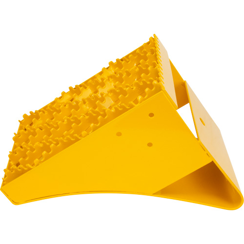 Cales-roue pour la glace, Acier, Jaune, 8-1/16" la x 10-5/8" p x 8-13/16" h Kelford