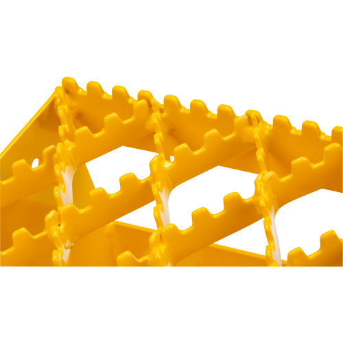 Cales-roue pour la glace, Acier, Jaune, 8-1/16" la x 10-5/8" p x 8-13/16" h Kelford