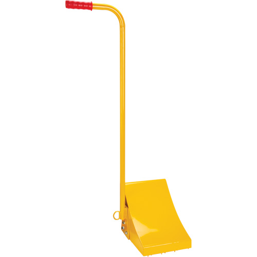 Ice Chock with Ergonomic Handle, Steel, Yellow, 8-1/16" W x 10-5/8" D x 8-13/16" H Kelford