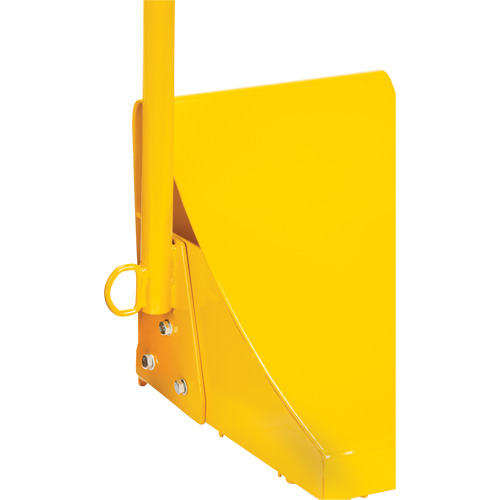 Ice Chock with Ergonomic Handle, Steel, Yellow, 8-1/16" W x 10-5/8" D x 8-13/16" H Kelford