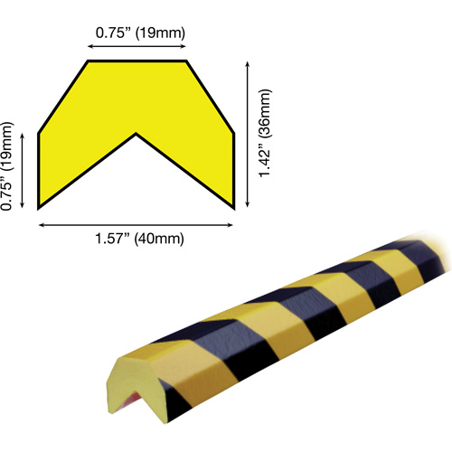 AA Profile 5M Corner Protection Bumper Guard Kelford