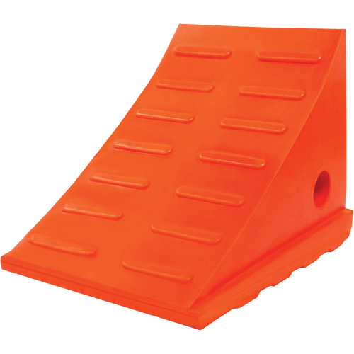 35 Ton General Purpose Wheel Chock, Urethane, Orange Kelford