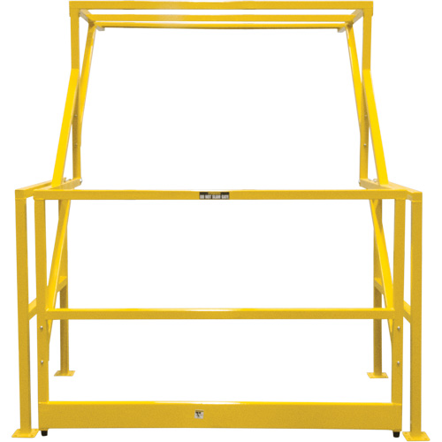 Mezzanine Safety Gate, 70" L x 77" H, 78" Raised, Yellow Kelford