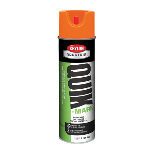 Peinture de marquage industrielle &agrave; base d'eau pour le travail en hauteur Quik-Mark, 17 oz, Canette a&eacute;rosol Kelford
