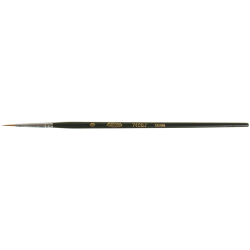 Pinceau d'artiste, Largeur de la brosse de 1/16", Martre rouge, Manche &agrave; Bois Kelford